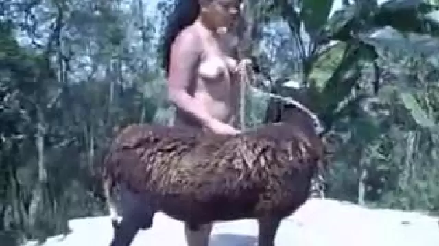 Cewek Sex Dengan Kuda Pliharaan - Close-up anal seks wanita dengan kuda jantan yang memiliki penis panjang